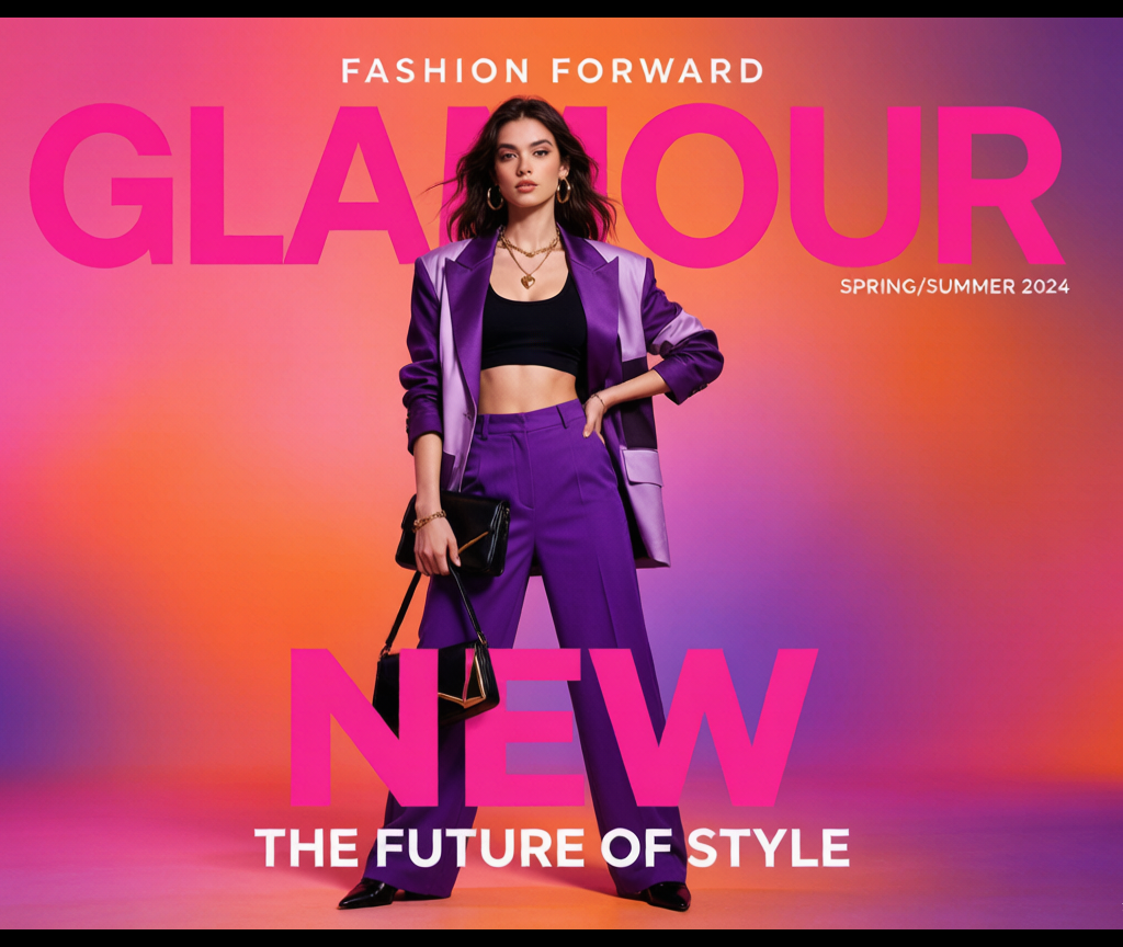 Voguette bold fashion editorial